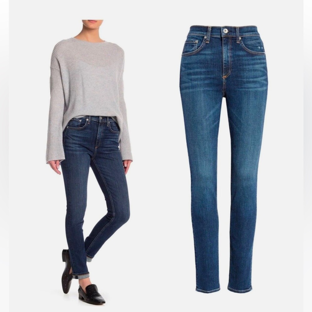 RAG & BONE Nina high rise comfort stretch jeans. Great condition.